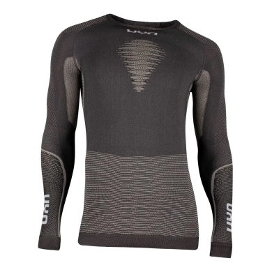 UYN Functional Long Sleeve Shirt Energyon (Underwear made of bio-based NATEX) tight-fitting grey Men