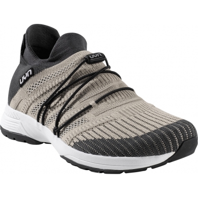 UYN Sneaker Running Shoes Free Flow Tune (Merino Wool/Knit) sand brown/grey Men