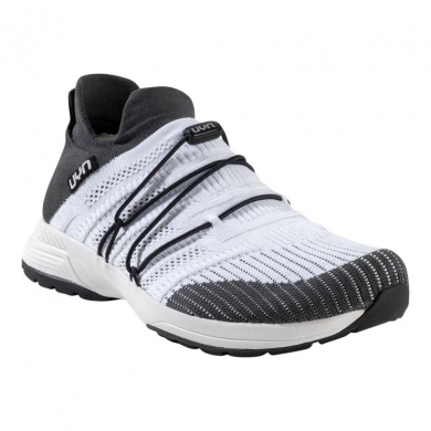 UYN Sneaker Running Shoes Free Flow Tune (Merino Wool/Knit) white/grey Men