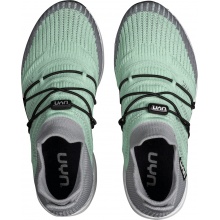 UYN Sneaker Running Shoes Free Flow Tune (Merino Wool/Knit) Mint Green/Silver Women