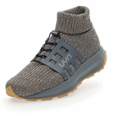 UYN Sneaker Running Shoes Uynner Hero (Merino Wool, Seamless, Waterproof) Brown Men