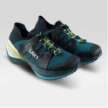 UYN Running Shoes 6Sense (Trail) 2024 anthracite grey/blue green Men's