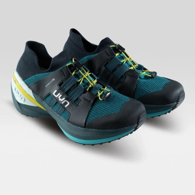 UYN Running Shoes 6Sense (Trail) 2024 anthracite grey/blue green Men's