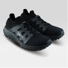 UYN Artax Running Shoes (Trail, Road, Seamless Upper Made from Paper Cotton) 2024 Black Men