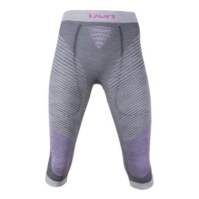 UYN Functional Underpants Fusyon Pant Medium (made of high-quality merino wool) anthracite grey/purple Women