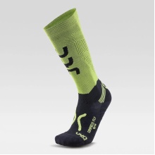 UYN Running Sock Compression Fly (Compression sock, for intense running sessions) lime green/black Men - 1 Pair