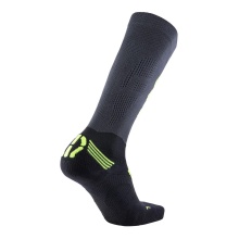 UYN Running Sock Compression Fly (Compression Sock, for intense running sessions) anthracite gray/lime Men - 1 Pair