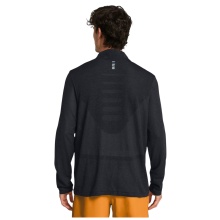 Under Armour Running Long Sleeve Shirt Seamless Stride 1/4 Zip (quick-drying, reflective details) dark grey men's