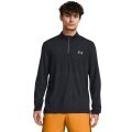 Under Armour Running Long Sleeve Shirt Seamless Stride 1/4 Zip (quick-drying, reflective details) dark grey men's