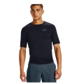 Under Armour Sports Shirt HG Rush 2.0 Comp (tight-fitting, breathable) black men's