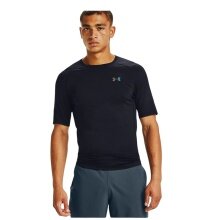 Under Armour Sports Shirt HG Rush 2.0 Comp (tight-fitting, breathable) black men's