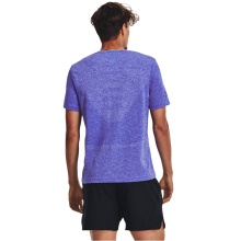 Under Armour Seamless Stride Sports Shirt Royal Blue Men's