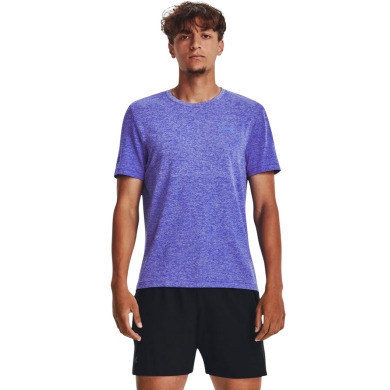 Under Armour Seamless Stride Sports Shirt Royal Blue Men's