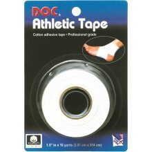 Unique Cotton Athletic Tape self-adhesive (breathable) 9.1m white