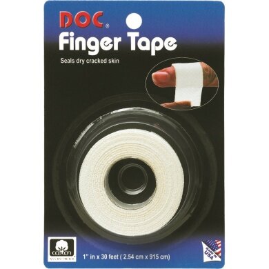 Unique Finger Protection Tape white Width 2.54cm - Roll 9.4m -