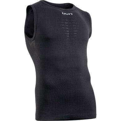 UYN Singlet Energyon Sleeveless Undershirt (light underwear made from bio-based NATEX) tight-fitting black Men