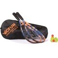 Vicfun Speed-Badminton Junior Set 100 (2xRackets, 3xBalls, 1xBag) blue/orange