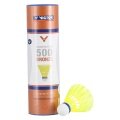 Victor Badminton Balls Shuttle 500 Nylon Can yellow 6-pack