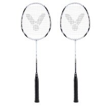 Victor Badminton racket AL2200 (98g/balanced/medium) <b>white</b> - strung - <b>(2-pack SET)</b>