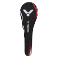 Victor Badminton Racket Cover Fullsize (Zipper + Carrying Strap) black/red - 1 piece