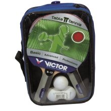 Victor Table Tennis Set Basic - 2 Rackets + 3 Balls