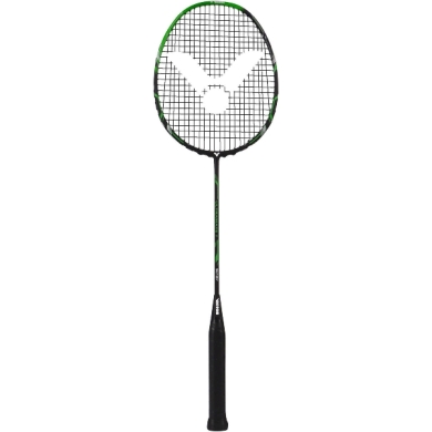 Victor Badminton racket Ultramate 7 (balanced, stiff) black/green - strung -