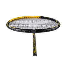 Victor Badminton racket Ultramate 9 (handle-heavy, stiff) black/yellow - strung -