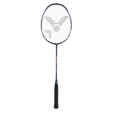 Victor Badminton racket Victec Ripple (84g/balanced/medium) dark blue - strung -