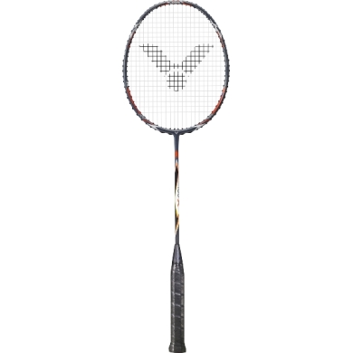 Victor Badminton racket Auraspeed 100X H (handle-heavy, stiff) grey - unstrung -