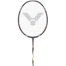 Victor Badminton racket Auraspeed 100X H (handle-heavy, stiff) grey - unstrung -