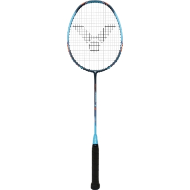 Victor Badminton racket Thruster K 12 M (head heavy, very flexible) light blue - unstrung -