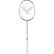 Victor Badminton racket DriveX Nano 7 V (handle-heavy, flexible) light blue/gold - unstrung -