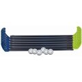 Victor VICFLOOR Floorball Racket Team Set 8.5 (12 Rackets, 6 Balls) - 12 Pieces (6x blue, 6x green)