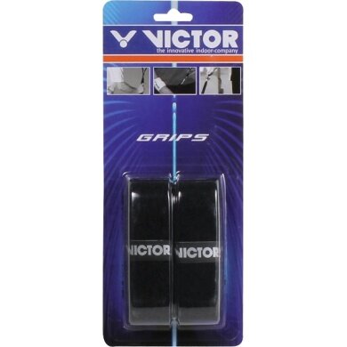 Victor Overgrip Terry Grip (Overgrip) black - 2 pieces in blister pack