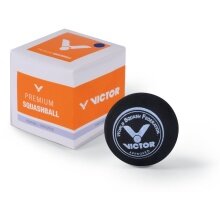 Victor Squashball (blue dot, Speed fast) black <b>- 12 balls in the box</b>