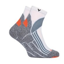 Victor Indoor Sock Explosion White/Grey - 2 Pairs