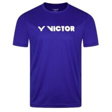 Victor Sport T-shirt T-43104 B (100% Polyester) blue Boys