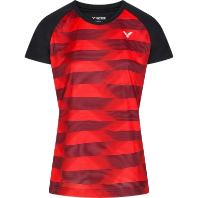 Victor Sport-Shirt T-34102 CD Team Series black/red Women