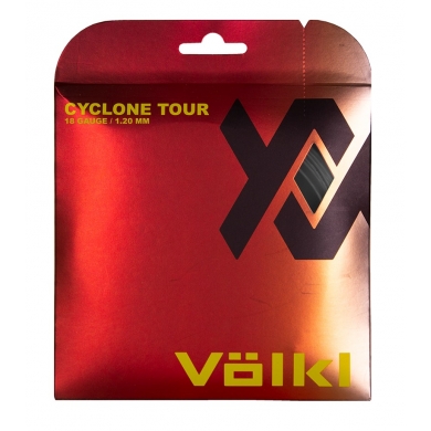 Völkl Tennis String Cyclone Tour (Durability+Spin) anthracite grey 12m Set