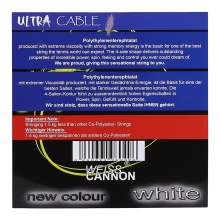 WeissCannon Tennis String Ultra Cable white 12m Set