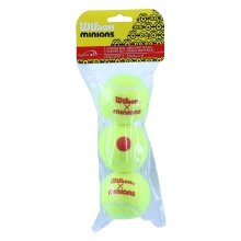 Wilson Methodology Balls Stage 3 Starter Minions yellow/red Bag of 3