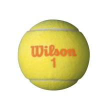 Wilson Methodology Balls Stage 2 Starter yellow/orange Bag of 3