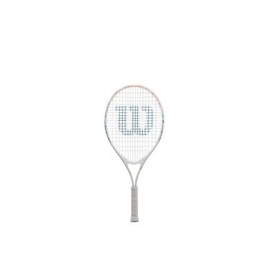 Wilson Kids Tennis Racket Roland Garros Elite 21in (4-7 years) white - strung -