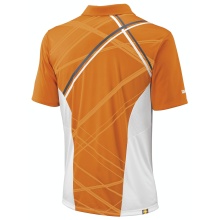 Wilson Tennis Polo Well Equipped white/orange Men