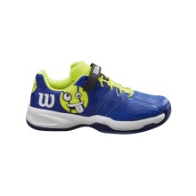 Wilson Tennis Shoes Kaos Emo Velcro Allcourt 2024 blue/yellow toddlers