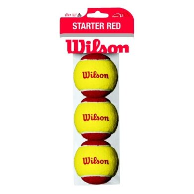 Wilson Methodology Balls Stage 3 Starter Red 3-pack Beutel