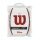 Wilson Overgrip Pro 0.6mm (Comfort/smooth/lightly adhesive) white 12-pack clip bag