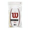 Wilson Overgrip Pro 0.6mm (Comfort/smooth/slightly tacky) white 30-pack clip bag