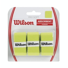 Wilson Overgrip Pro Soft 0.55mm lime green 3-pack