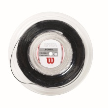 Wilson Tennis String Synthetic Gut Power 1.30 (Allround+Power) black 200m roll